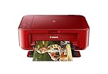 Canon PIXMA MG3670 - A4 Duplex All-in-One Inkjet Color Printer. Print, Scan and Copy. Wi-Fi & Wi-Fi Direct, Apple Airprint™ and Mopria™ Print Service. Red Color