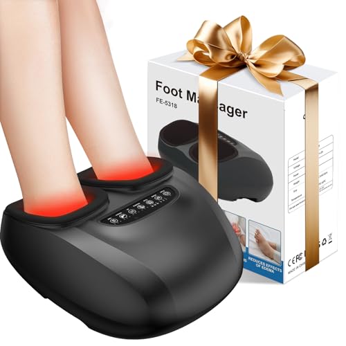 Massageador de pés com calor, elegível para FSA e HSA, massageado...
