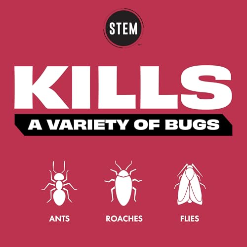 Image of Stem Kills Ants, Roaches And Flies: Plant-Based Active Ingredient Bug Spray, Botanical Insecticide For Indoor And Outdoor Use; 12 fl oz (Pack Of 1)