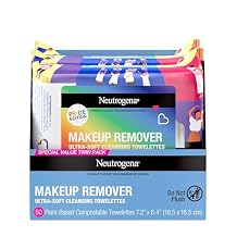 Care with Pride Neutrogena Makeup Remover Cleansing Towelettes, 25 Count, Twin Pack