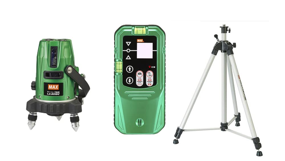 Amazon | マックス(MAX) グリーンレーザ墨出器+受光器+三脚 LA-501DG