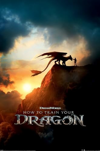 Poster « How to train your Dragon » - Sans dents - 61 x 91,5 cm