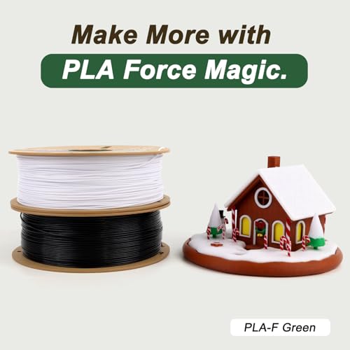 Image of PLA Force White Filament, High Impact PLA-F Filament 1.75mm 1KG | Toughened White 3D Printer Filament with PLA-F Formula for High Impact & Non-Brittle Resistance