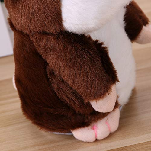Toyvian Brinquedo de Pelúcia Hamster Falante de Pelúcia Mimetismo Brinquedo Eletrônico de Animal de