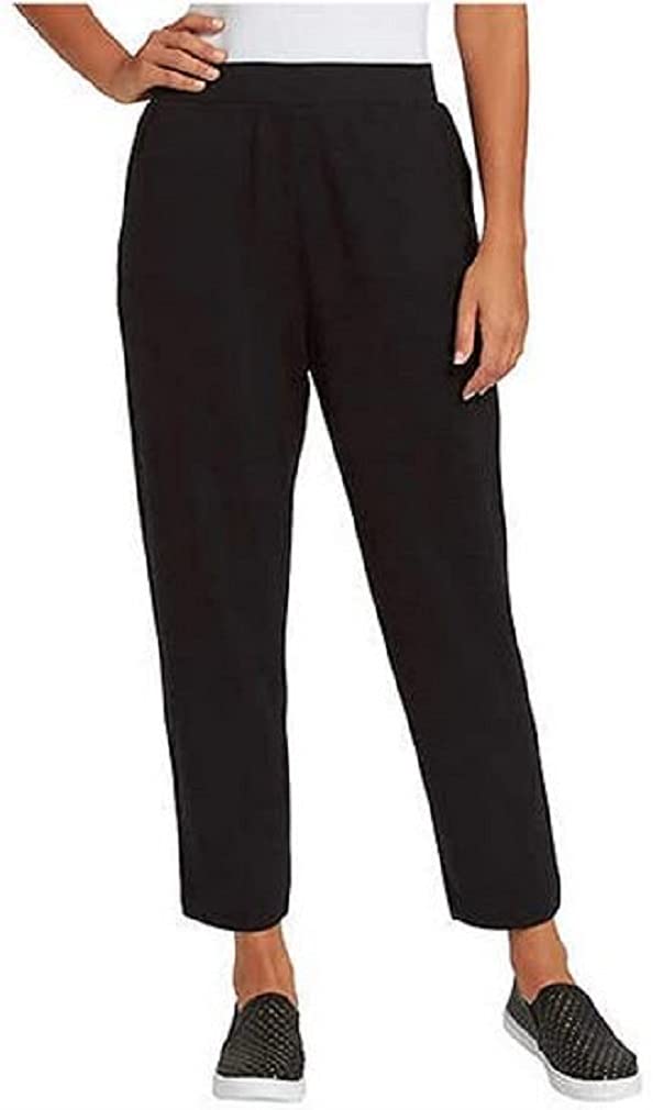 Jessica Simpson Ladies Effortless Comfort Pull-On Pant DK Charcoal XX-Large