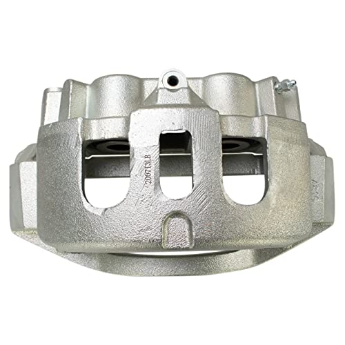 Image of TRQ Rear Left and Right Brake Caliper Set 2 Piece Caliper Brackets Hardware for 2011-2019 Chevrolet Silverado 2500 HD 2011-2019 Silverado 3500 HD with Single Rear Wheels SRW 2016 Suburban 3500 HD
