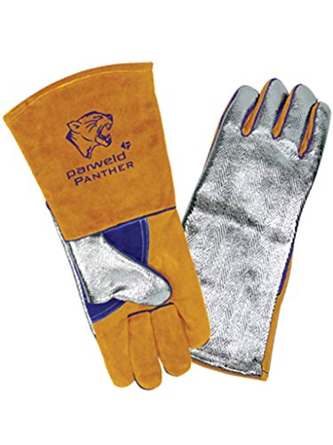 PARWELD PANTHER ALUMINISED HEAT RESISTANT WELDING GAUNTLET