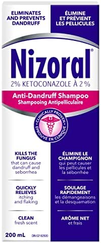Nizoral Anti-Dandruff Shampoo with 2% Ketoconazole, Fresh Scent, 200ml