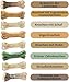 GUSTO PETS Kauknochen für Hund mit Strauß 12 cm - 100% Natürlicher Hundeknochen, leicht verdaulicher Protein-Snack, Ergänzungsfuttermittel für Hunde, ohne Zusatzstoffe, Hergestellt in der EU