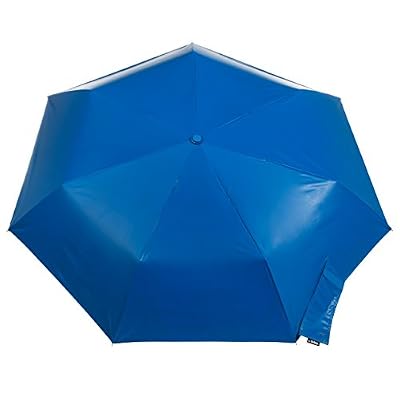 Totes Auto Open/Close Compact Umbrella with Printed Under Canopy