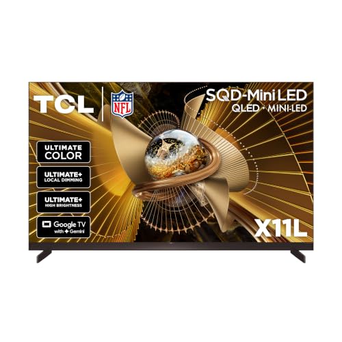 TCL 75 Inch Class X11L | SQD-Mini LED | 75X11L, 2026 Model | 144HZ