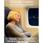 Hidden Money Belt for Travel, RFID Blocking, Sweat-Proof, Heavy-Duty Buckle, 3rd Gen Waist Wallet Anti Theft to Protect Cash, Credit Cards and Documents Under-Clothes for Men & Women, Black - Image 3