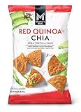 Red Quinoa Chia Corn Tortilla Chips, 16 oz. (Pack of 2) - Multigrain Tortilla Chips with Flax Seeds & Chia - Great with Dips, Salsas & Spreads - Non-GMO Corn, Gluten Free