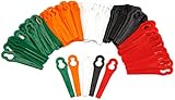 [Größe] Länge: 83 mm, Durchmesser großer Kreis: 12 mm, Durchmesser kleiner Kreis: 7 mm, 5 Farben enthalten, 20 Stück von jeder Farbe