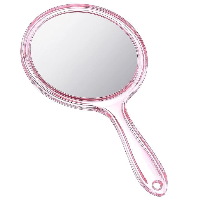 Handheld Makeup Mirror with Magnification, for Desk Make Up, Magnifying Hand Held Mirror (00-ZMM7-UXLS)-picture-39