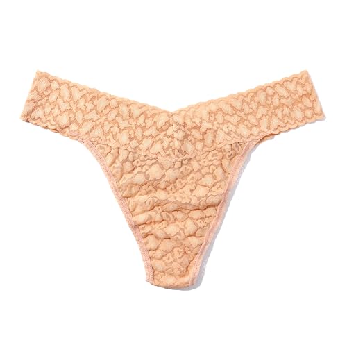 Image of hanky panky - Daily Lace Original Rise Thongs for Women 3 Pack | One Size (4-14) | Lacy thong underwear, lingerie panties