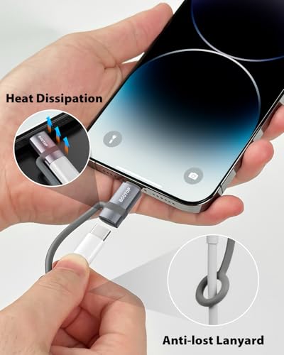 image for BOUTOP [MFi Certified] USB C to Lightning Adapter Support 36W PD Fast 