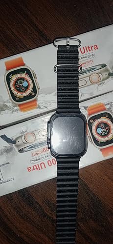 Image of VITALWEAR T800 Ultra Series 1.9-Inch Display Smartwatch with Bluetooth Calling, Voice Assistant & 123 Sports Modes(Black)