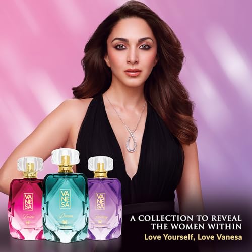 Image of VANESA Fantasy Perfume For Women 100 ML Each, Pack of 2 | Long Lasting Eau Da Parfum