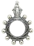 GTBITALY 90.124.30 002 rosario da dito decina preghiera madre maria miracolosa originale argento