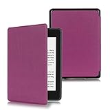 Sevrok Case for Klndle Paperwhlte (10th Generation - 2018 Released) - Thinnest Slimshell Smart with Auto Wake/Sleep Features, Purple