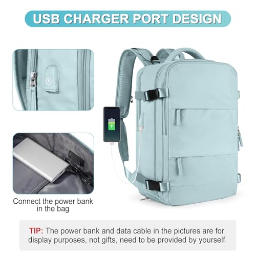 Image of coofay Personal Item Travel Backpack For Women Men Airline Approved Carry On Backpack Flight Approved Waterproof Sports Luggage Backpack Casual Daypack Small Hiking Backpack