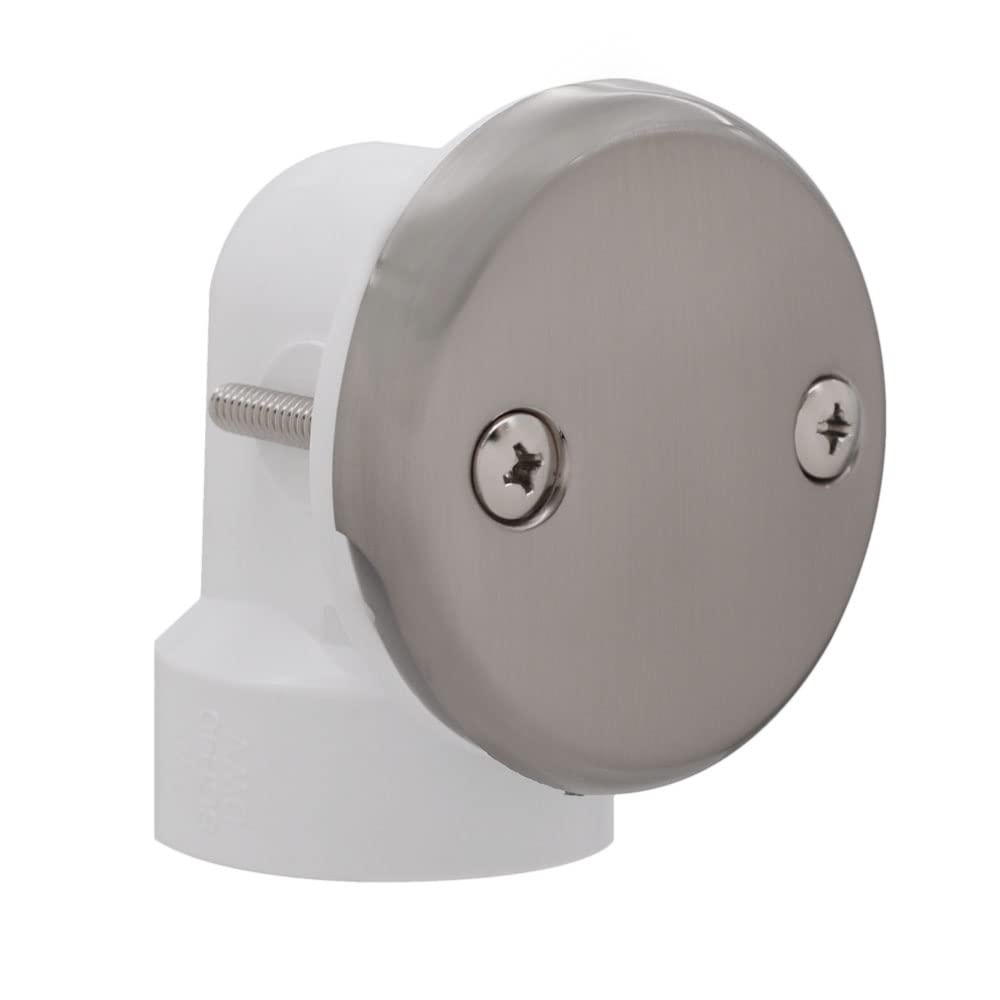 Westbrass D4972 Pull & drenaje SCH. 40 PVC codo de desagüe de bañera con dos