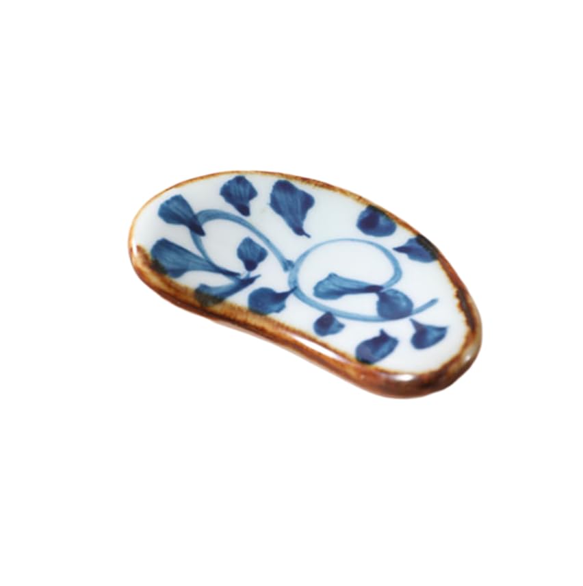 MRKU Poggia Bacchette, Porta Bacchette, Grazioso Supporto per Bacchette da Ristorante e Cucchiaio per Cucina, 6 Pezzi di stoviglie in Ceramica per casa e Hotel.