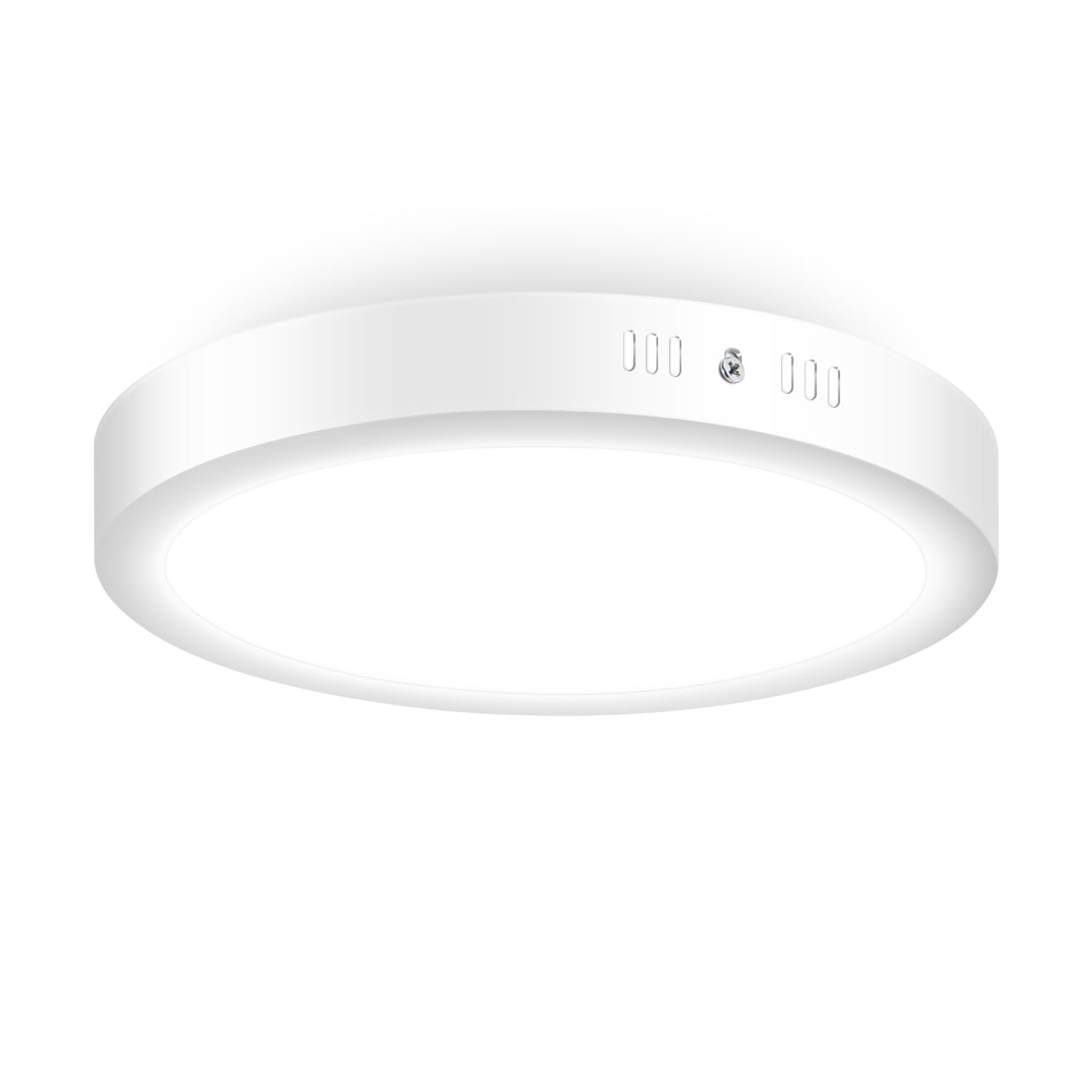 Creyer Modern Round 24W LED Ceiling Lights, Equivalent to 150W Bulbs, φ300mm, 2000LM, AC220-240V, Daylight White 6000K, LED Ceiling lamp for Living Room, Bedroom, Kitchen, Balcony Hallway [Energy Class F]