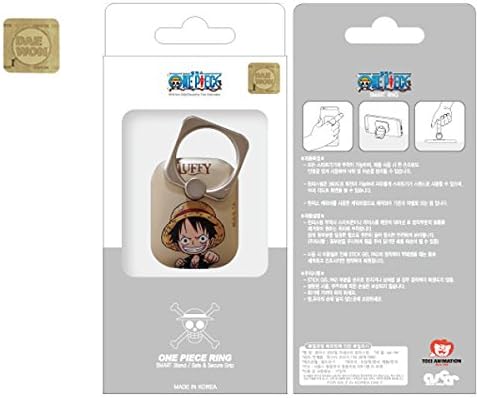 Amazon 全機種対応 スマホリング ホルダーリング One Piece Smart Ring ワンピース スマート リング スタンド キャラクター スマートフォン リング 360度回転 ホルダーリング Ace エイス ホールドリング 通販