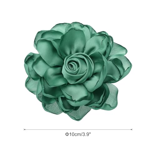 Image of PATIKIL Rose Flower Hair Clips, Fabric Brooch Pins for Women Wedding Party Dance Dress Clothes Accessories Valentine's Day Gifts