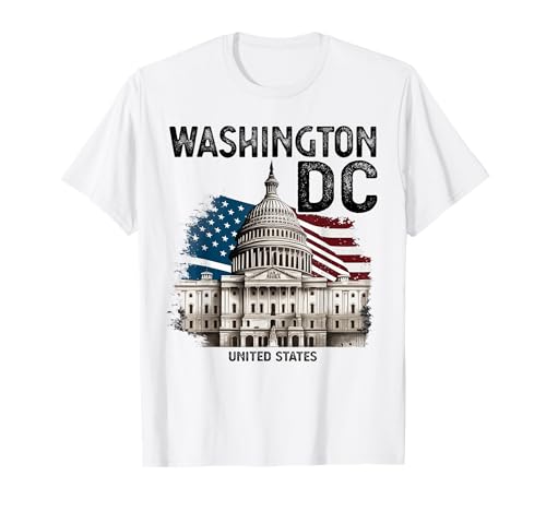 Washington DC Capitol Hill USA Souvenirs Regalos Hombres Mujeres Niños Camiseta
