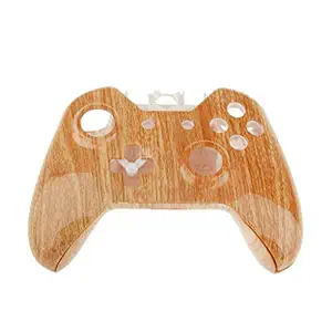 ELECTROPRIME Replacement Case Shell Button Mod Kit for Xbox One Game Joypad Wood Grain