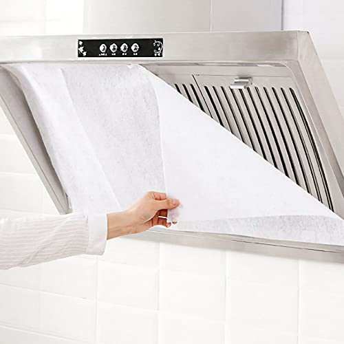 Range Hood Nonwoven Filters Grease Replacement Anti Oil Sheets Paper Universal Home Restaurant Kitchen Cooker Cleaning Tools - 5Pcs