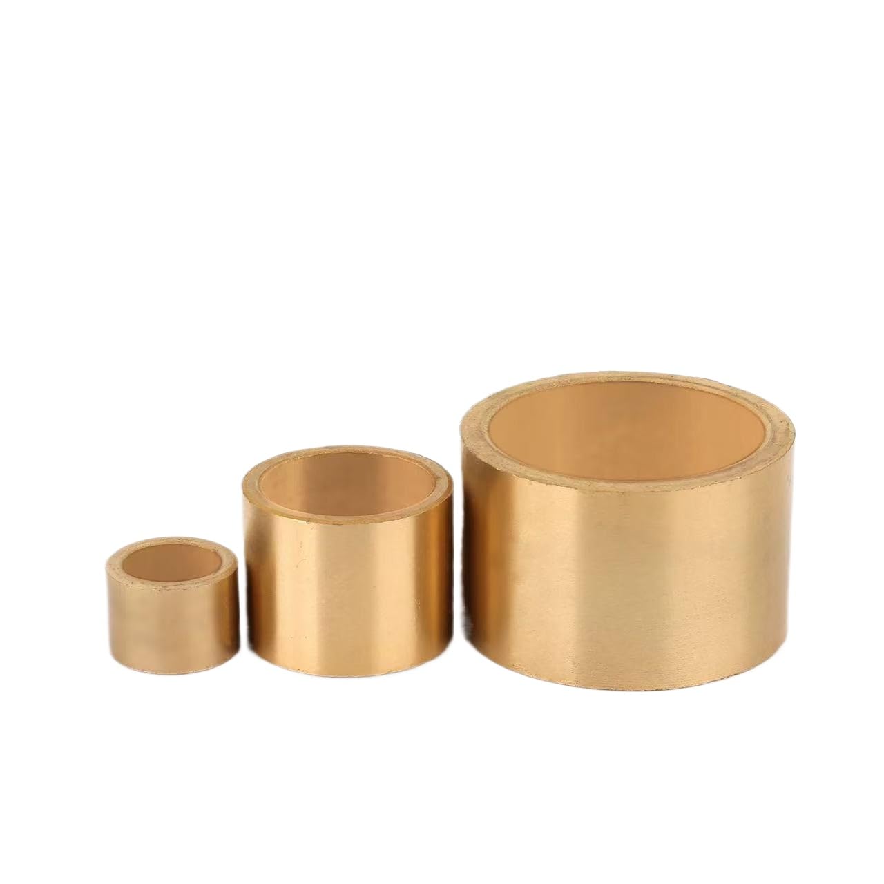 Ensemble tube et anneau laiton sans soudure pour plomberie industrie bricolage et réparations (25mm*23mm*30mm, 10pcs)