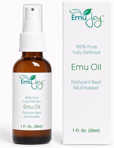 Emu Joy Emu Oil - Fully Refined Skin & Body Oil Fragrance Free - 1 fl oz