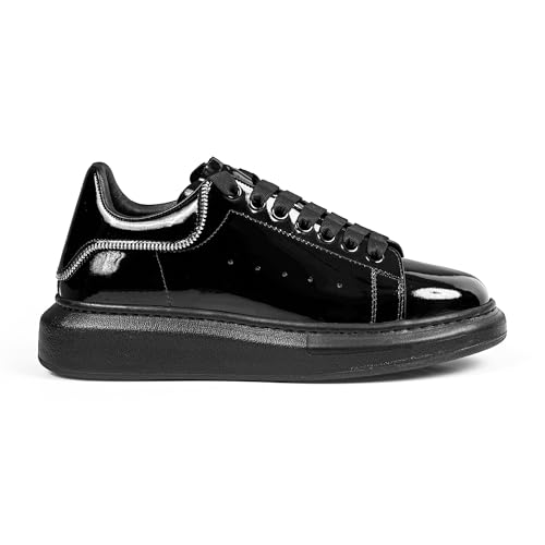 SOLL Queen Men's Sneakers | Leather Perforated Oversized Thick Sole
