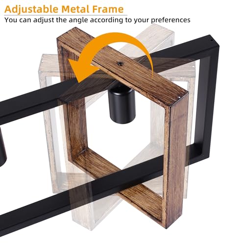 Comparativas de Lamparas de techo de madera los mejores 5. 3 Imagen adicional