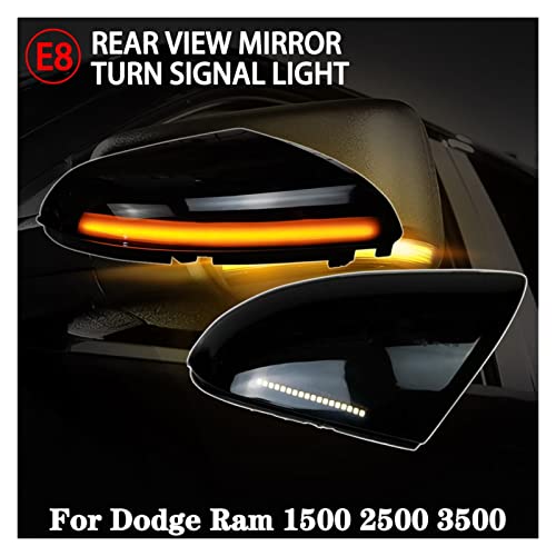 Intermitente dinámico de espejo retrovisor para Ram 1500 2500 3500 4