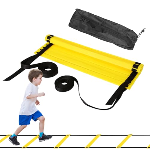 Agility Leiter, Agility Training Set, Speed Leiter, Balance -Trainingset, Fußball -Speed -Training, Fußballleiter, Agility Leiter Mit Taschen, Fußballausbildungsausrüstung Für Kinder Und Jugendlic