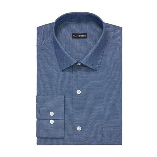 Image of Van Heusen Men's TALL FIT Dress Shirt Stain Shield Stretch (Big and Tall)