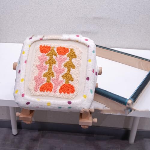 Support de cerceau de broderie en bois réglable pour table et bureau - 7