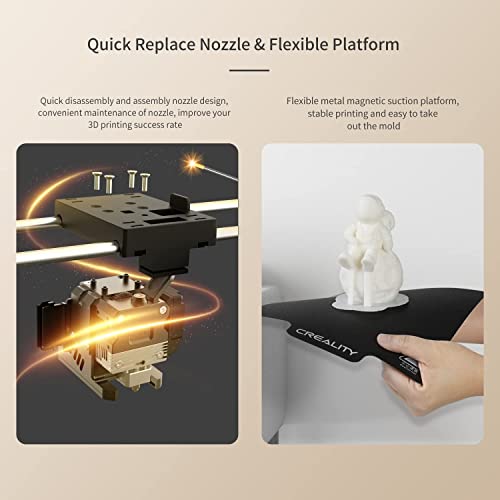 Image of 3IDEA Sermoon V1 3D Printer, Fully Assembled with Sprite Direct Drive, Silent Mainboard, Quick Removable Nozzle & Magnetic Platform, Auto Feed & Filament Sensor, Build Volume 175 * 175 * 165mm