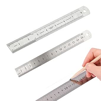 Stainless Steel Ruler Engineering Ruler Metal Rule Precision Rule Kit ...