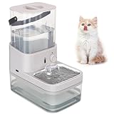 GOYJOY Smart Pet Water Fountain,Filterless Cat Water Fountain No Filter,3L/102oz Ultra Silent Cat Fountain, Separation Design