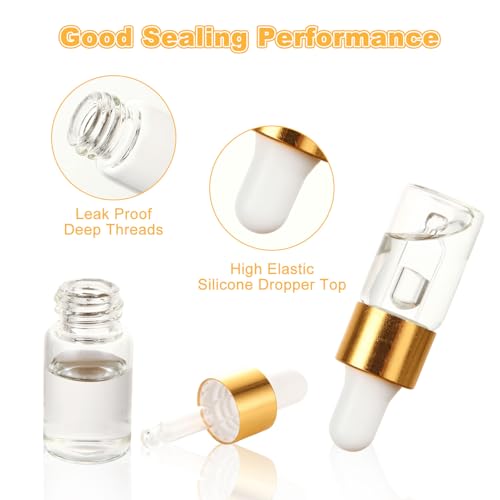Flacons compte-gouttes 3 ml parfaits pour vos parfums de voyage
