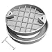 Produktbild Runder Unsichtbarer Kanaldeckel, Schachtabdeckung Rund mit Haken, Inspektionsdeckel, für Terrassen, Gärten, Garagen und Straßen, Tragkraft 1 Tonne(70x5cm)