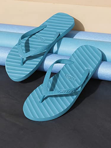 Image of CHUPPS Patang Yellow Drift Orthopedic Slippers | Soft Footpharma Footbed | Breathable Ventilation Holes | Lightweight Flip Flops | Anti-Skid Chappals for Everyday For Unisex