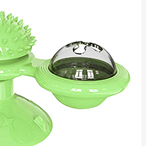Brinquedos de gato N/A, brinquedo de gato interativo com ventosa, gatos, quebra-cabeça giratório, bo