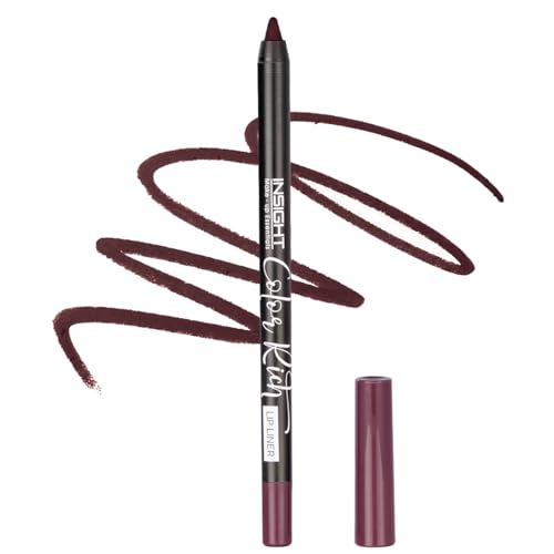 Image of INSIGHT Color Rich Lip Liner| Intense Pigment| Enriched with Jojoba Oil & Vitamin E| Defines, Shapes & Nourishes Lips | Long-Lasting |Simply Wine -1.5g